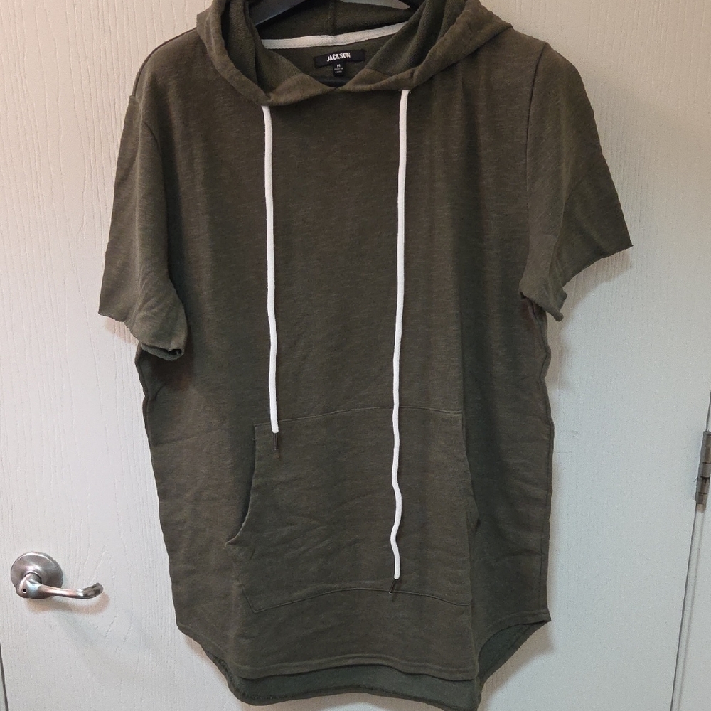 Jackson Olive Green Casual Hoodie